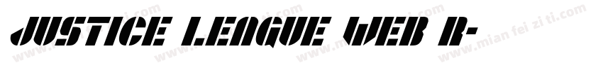 Justice League Web R字体转换